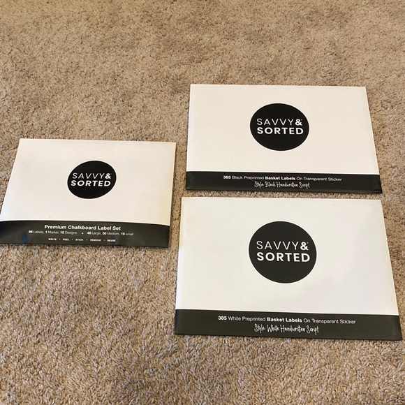 New! Basket and Chalkboard Labels - Picture 1 of 13